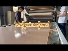 나무 곡물 실내 장식 PVC 벽 패널 WPC 실내 Bambu 석탄 벽 패널