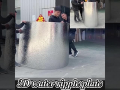 공장 주문 고품질 PET 물 파동 대나무 석탄 나무 장판 패널