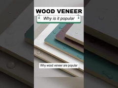 단단한 인테리어 장식 1.22m 폭 나무 무늬 목재 베니어 PVC 벽판지