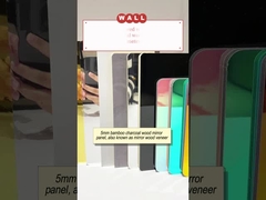 5mm 핫 셀 제품 거울 PET 벽 패널 방수 Bambu 목탄 나무 장단