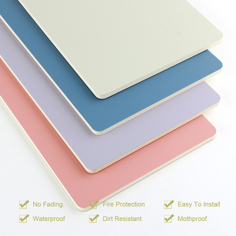 방습 피부 사용감 PVC 벽판지 장식적 목재 베니어 패널