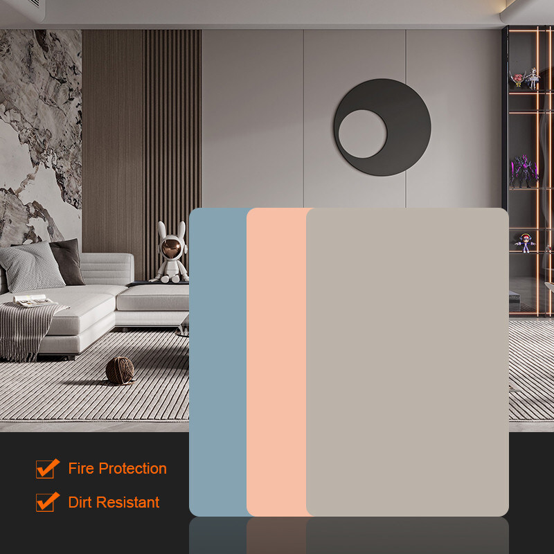 행정 인테리어 장식 피부 감촉 PVC 벽판지 폭 1.22m