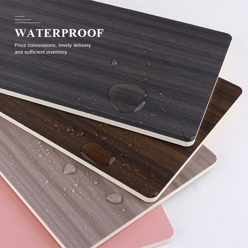 Eco 우호적 방화 장식적 나무 무늬 PVC 대 섬유 벽판지