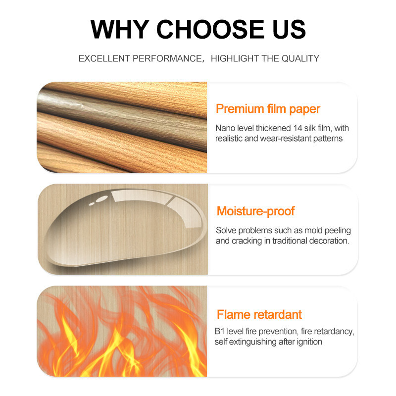 나무 곡물 PVC 벽판 5mm 유연한 대나무 석탄 장식 벽판