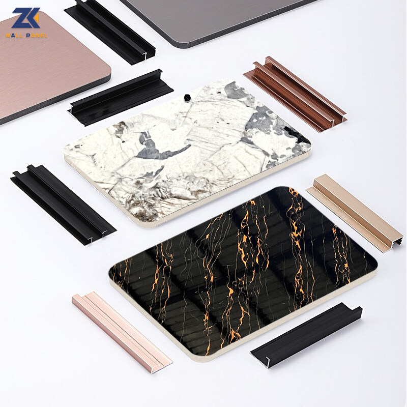 공장 직접 판매 1.22*2.44 Ｍ PET고 광 대리석 대나무 숯 벽판지