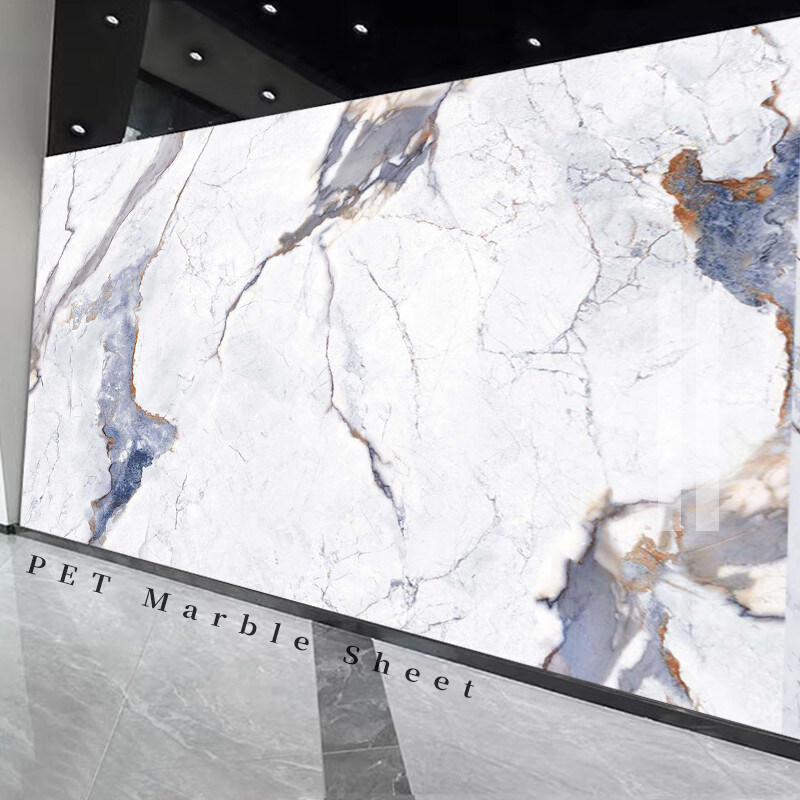 방수 및 설치가 쉽다. 대리석 목재 장단 패널 내부 장식 벽 패널 신제품 대리석 벽 패널