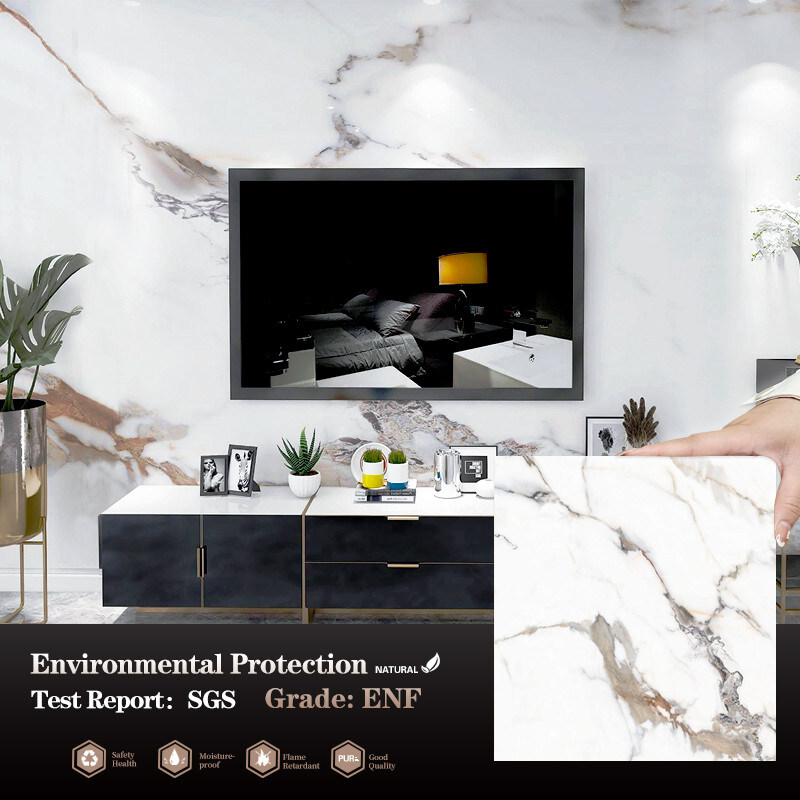 대리석 대리석 석탄 나무 장단판 내부 장식 대리석 벽판