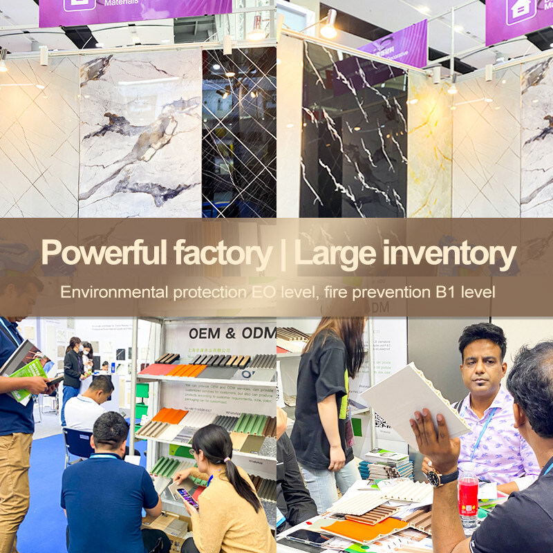 대리석 대리석 석탄 나무 장단판 내부 장식 대리석 벽판