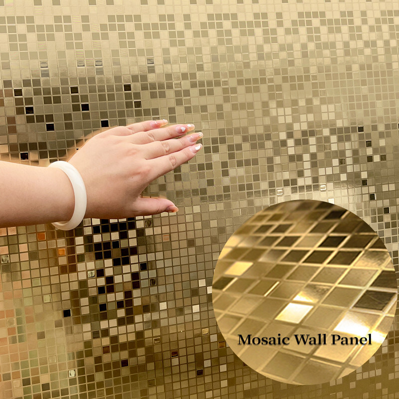 고품질의 신제품 금속 모자이크 대나무 석탄 공동 진압 목재 장판