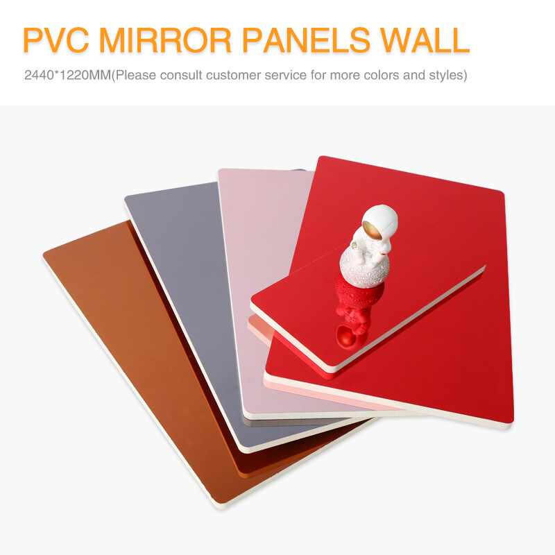 내부 장식적 죽재 무늬목 쉬트 거울 벽 패널 1220*2440mm