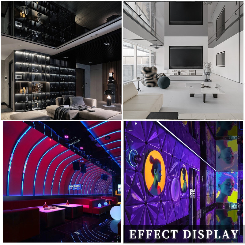 내부 장식적 죽재 무늬목 쉬트 거울 벽 패널 1220*2440mm