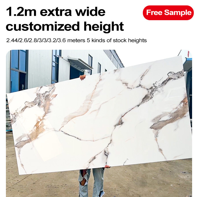 PET 대리석 질감 장식 벽판 대나무 석탄 목재 장판 PVC 벽판