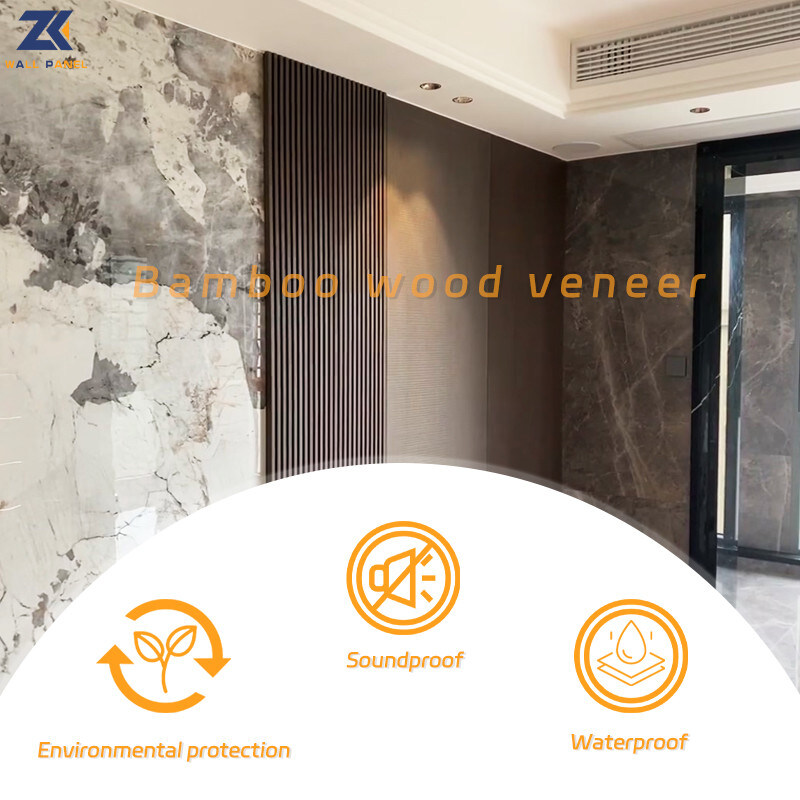 Eco 우호적 포름알데히드는 대리석 재질 인테리어 장식 벽판지 대나무 숯을 자유롭게 합니다