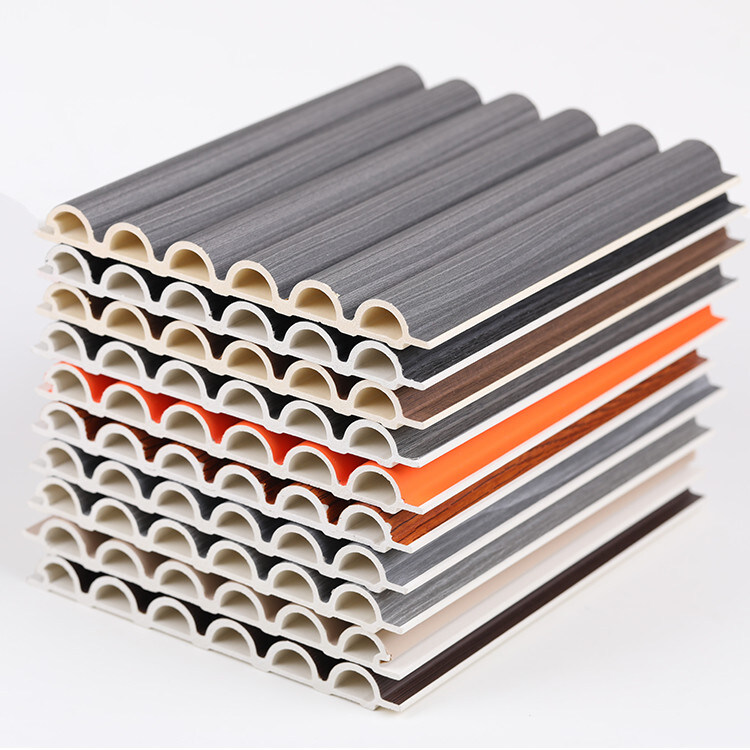 15 밀리미터 인테리어 장식 벽판지 PVC 나무 플라스틱 아크 보드