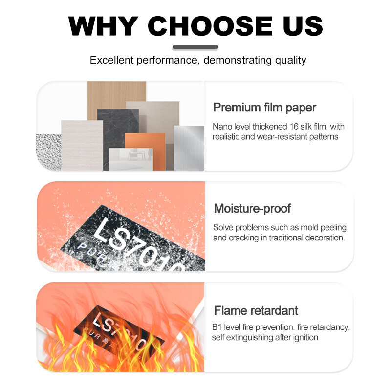 방수 불에 저항하는 대나무 목탄 나무 장단 내부 장식 벽 패널