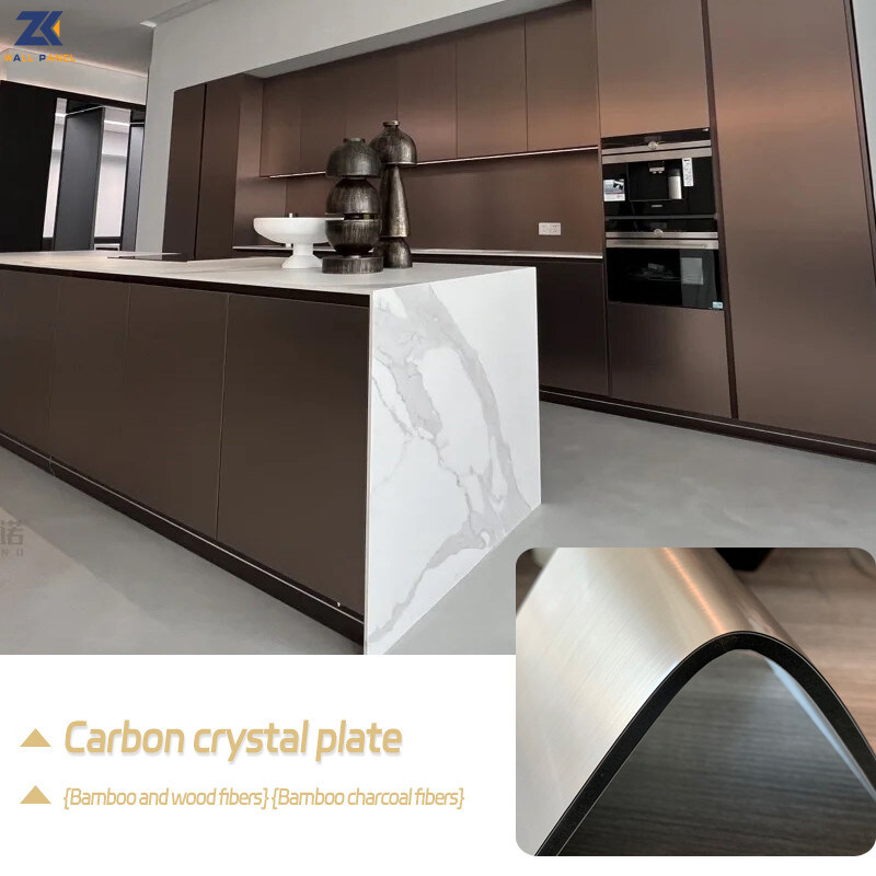 인테리어 장식은 방음장치가 되는 시뮬레이션 금속 목재 베니어 벽 패널을 방수 처리합니다