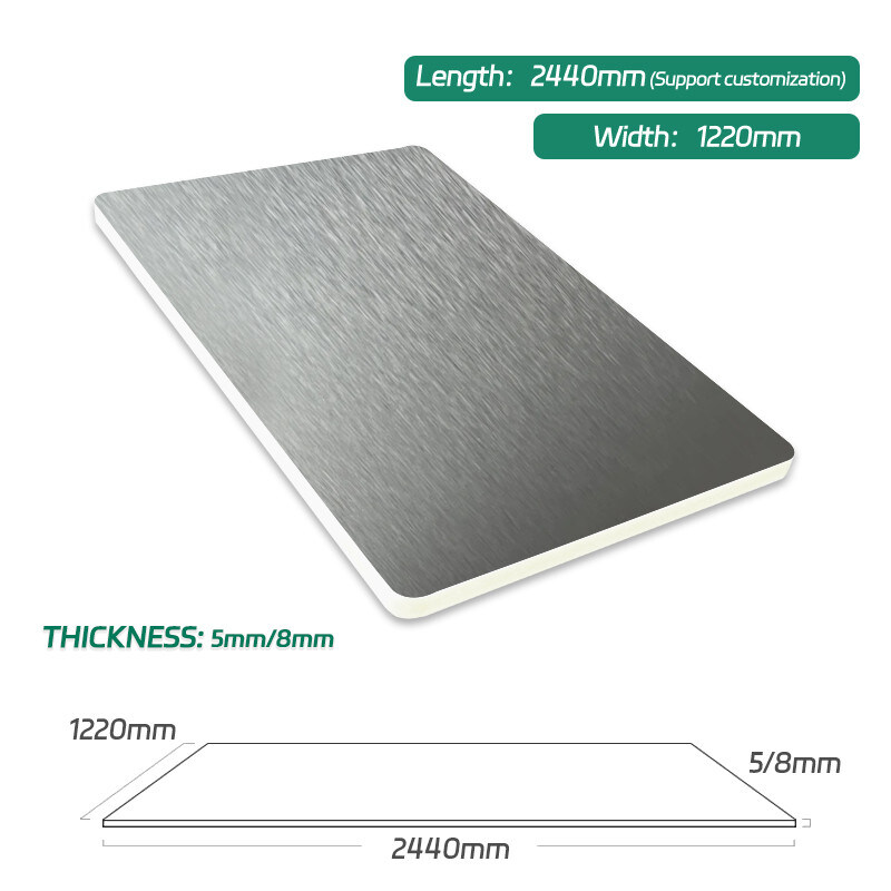 공장은 KTV에 사용하기 위해 탄력적 죽재 섬유 금속 PVC 벽판지를 도매합니다