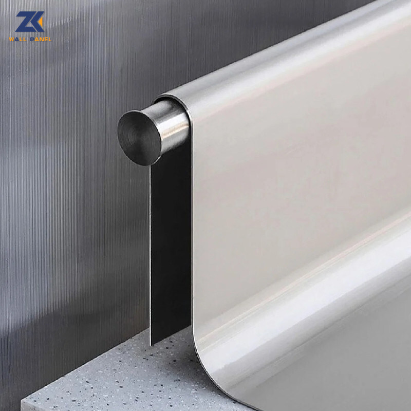 1.22*2.6m 장식적 금속 대 섬유 벽판지 내부