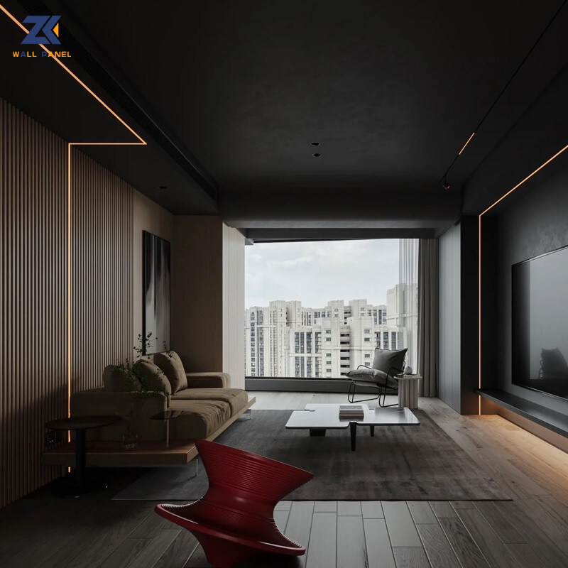 1.22*2.6m 장식적 금속 대 섬유 벽판지 내부