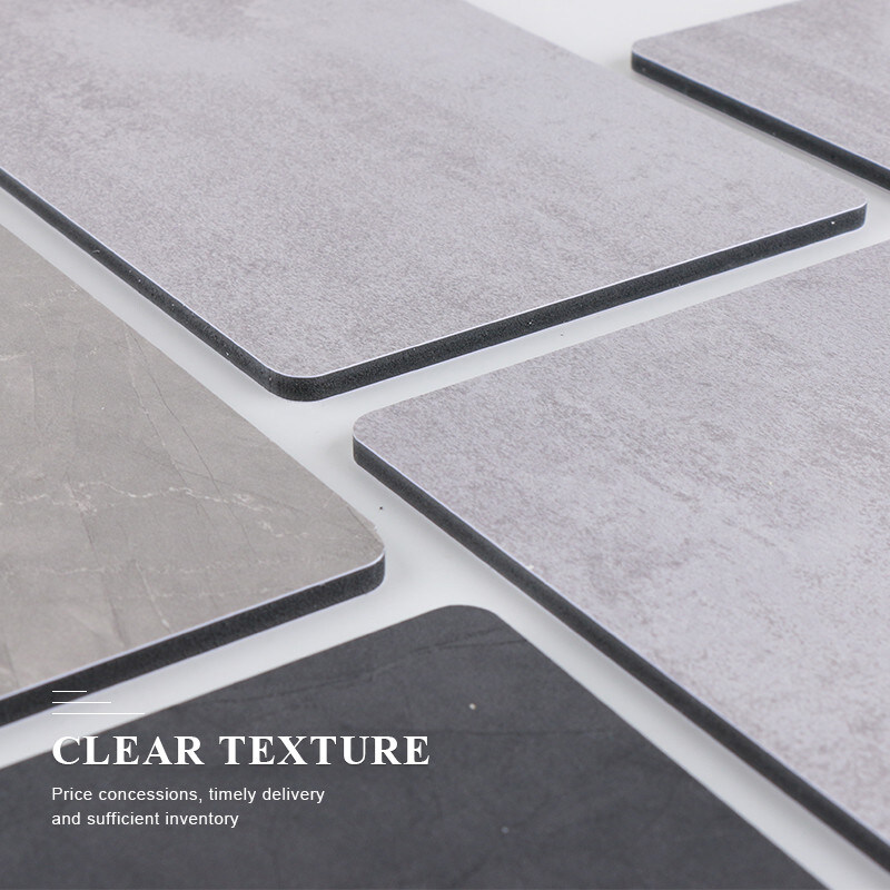 대나무 석탄판 맞춤형 목재 장식판 물 저항성 PVC 대리석 판