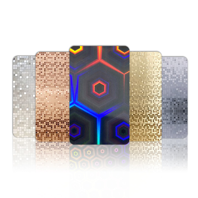 PVC 보드 레이저&모자이크 시리즈 대나무 석탄 목재 장판 내부 장식 벽 패널