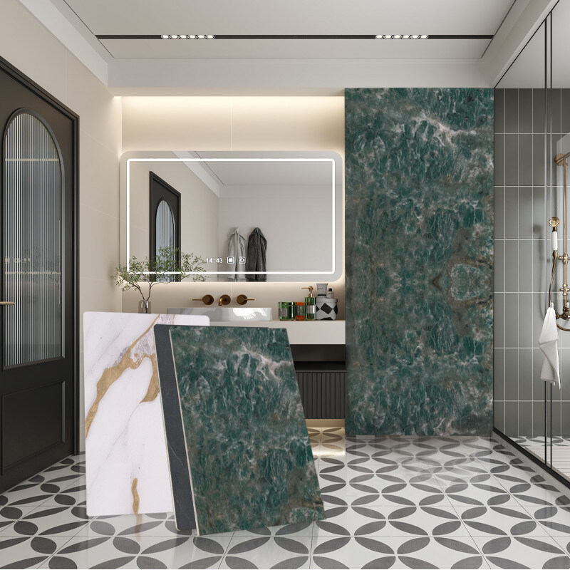 맞춤형 대리석 잎 대나무 석탄 목재 장판 내부 장식용 방수 PVC 보드