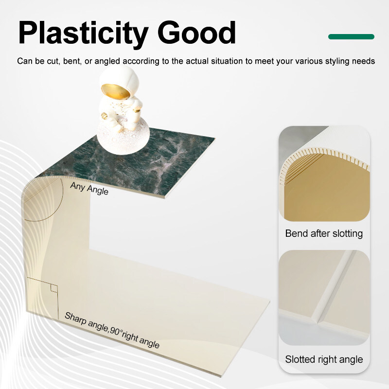 맞춤형 대리석 잎 대나무 석탄 목재 장판 내부 장식용 방수 PVC 보드