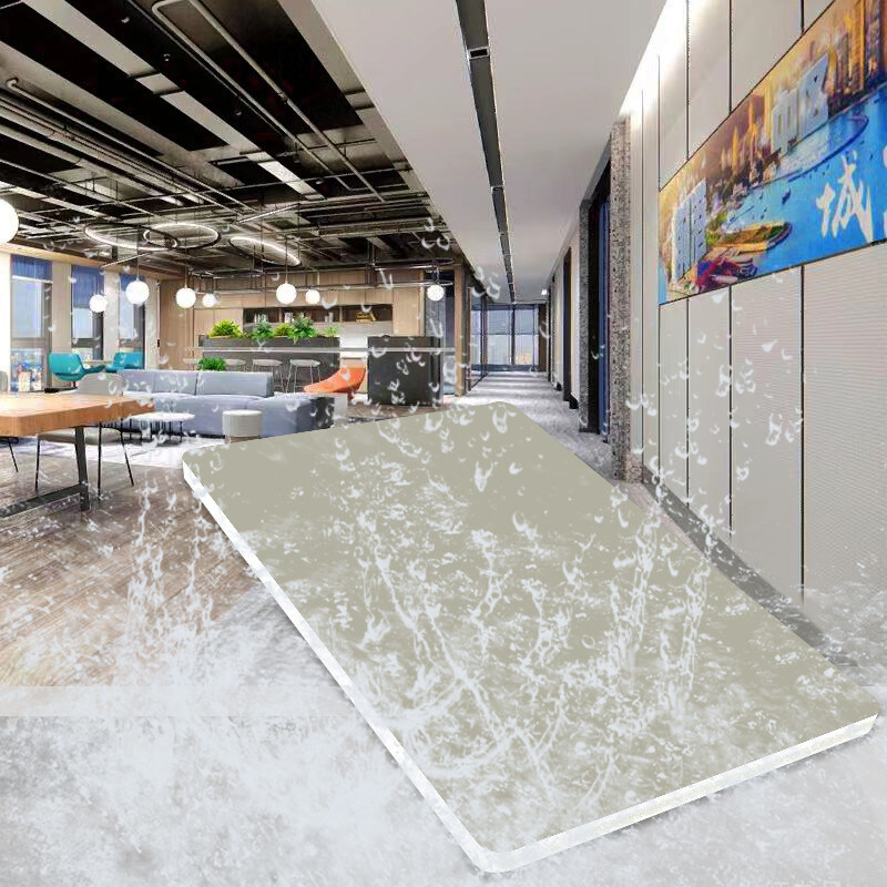 목재 베니어를 느끼는 8 Mm 인테리어 장식 죽재 섬유 벽판지 방화 외피