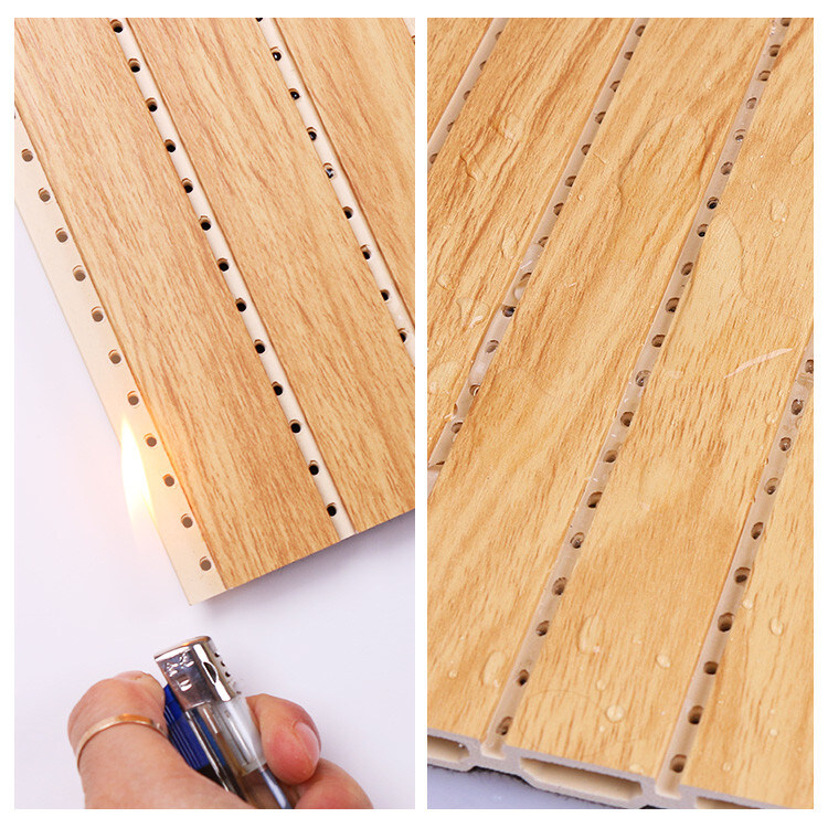 장식적 방화 WPC 방음벽 패널 1.22*3m 1.22*2.8m