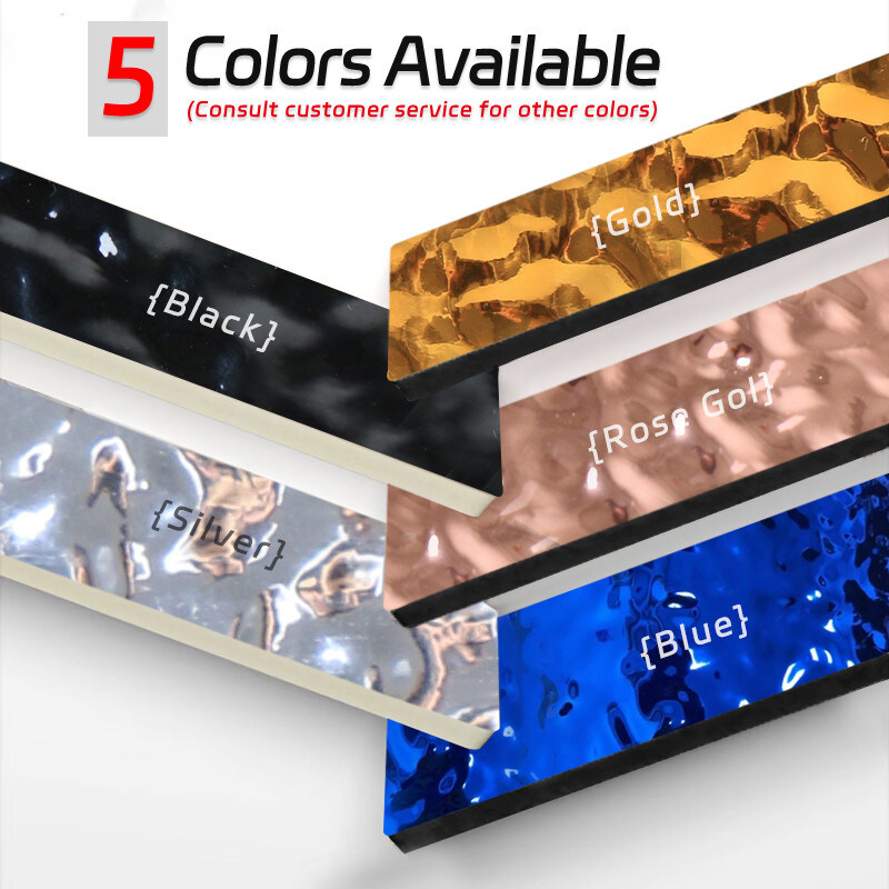 8 밀리미터 죽재 섬유 목제패널 벽 장식 내부 페인트 없는 3D 물 잔물결 패널