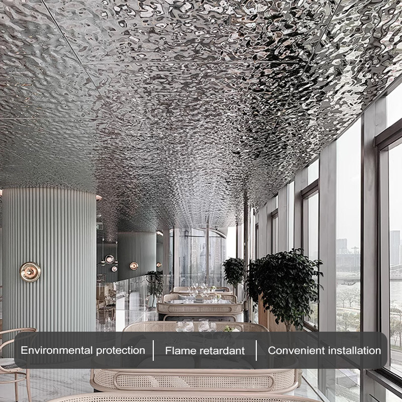 방수 장식 벽판 물파 패턴 대나무 석탄 목재 장판판