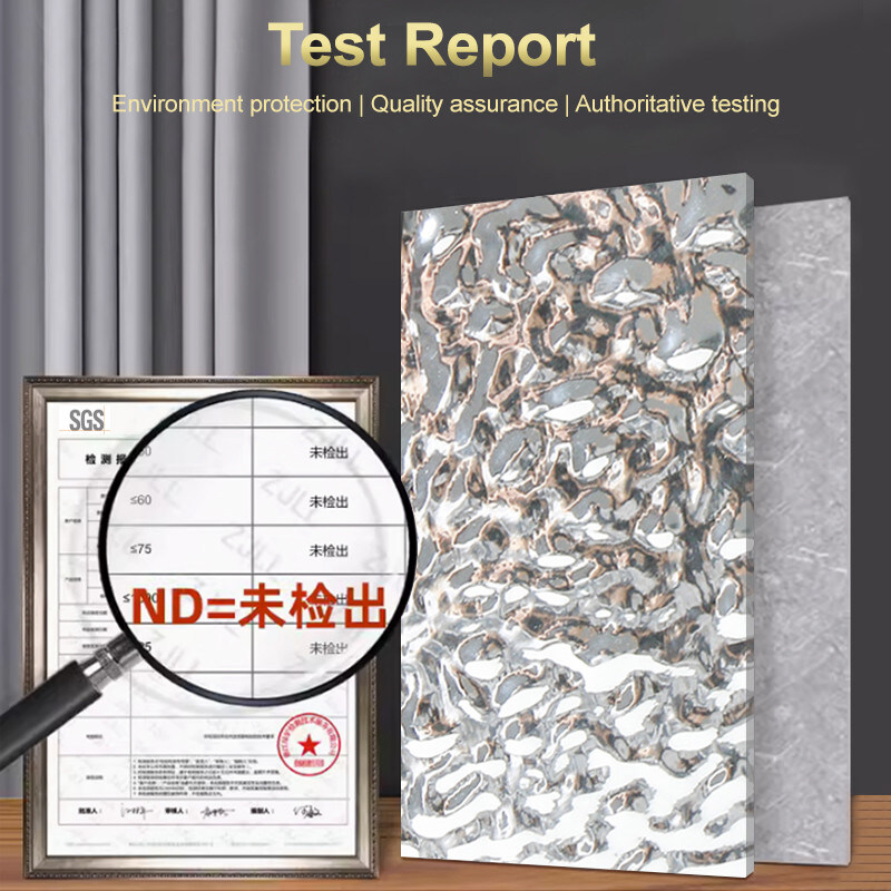 방수 장식 벽판 물파 패턴 대나무 석탄 목재 장판판