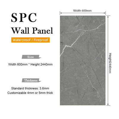 석 플라스틱 복합 SPC 벽 패널 욕실 및 화장실 가짜 타일 디자인 벽 패널