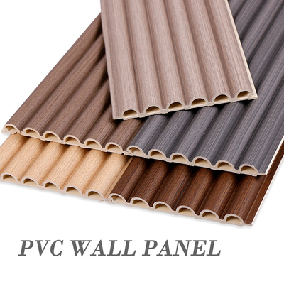 15 밀리미터 인테리어 장식 벽판지 PVC 나무 플라스틱 아크 보드
